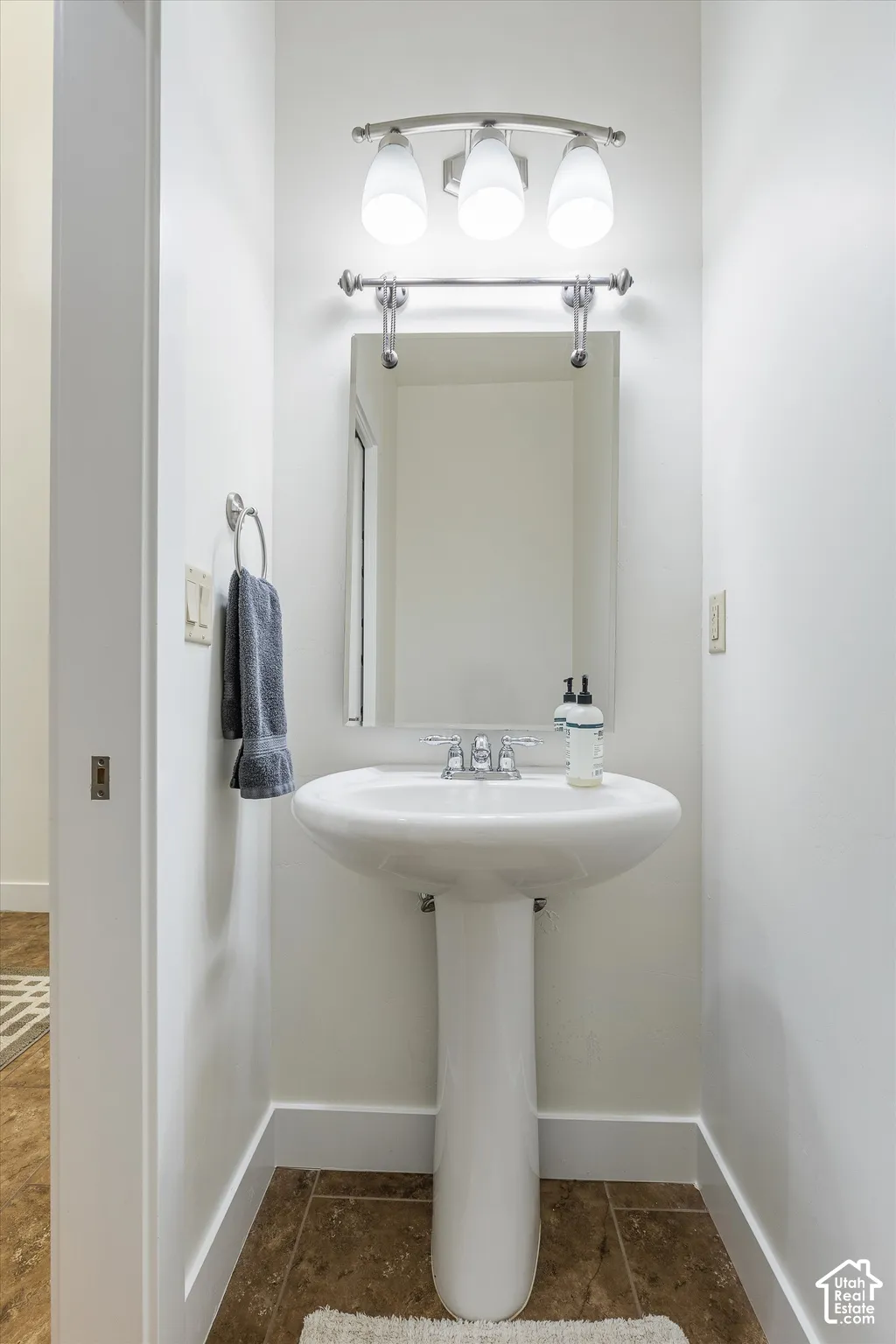 Main level half bath