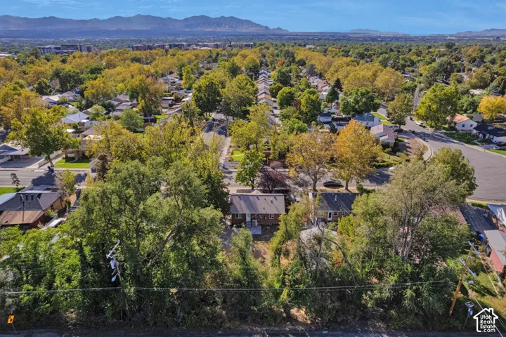 Aerial view facing West