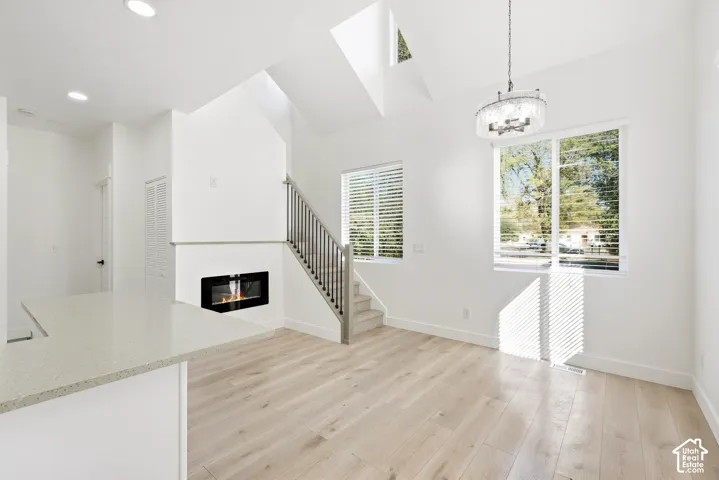 Main living area of duplex