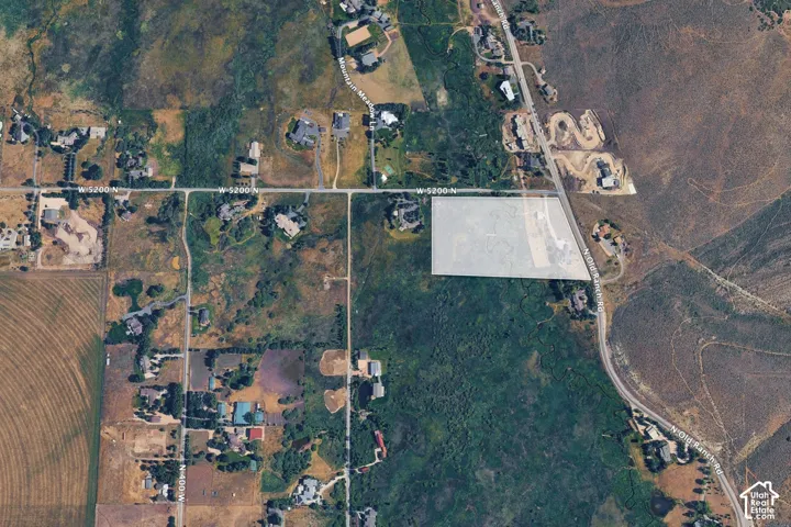 Aerial Map. Illustrating the property's boundaries and surrounding geographical features