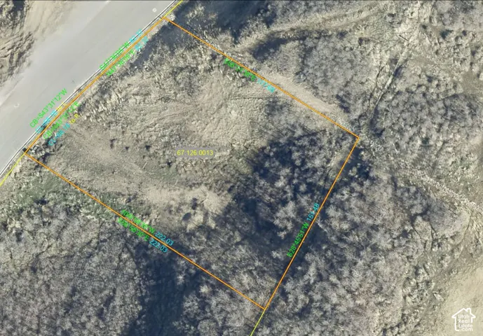 Aerial Survey. Depicting the property boundaries and identifying features