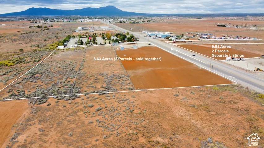 Expansive 8.63-acre land parcels with direct road frontage, offering significant development potential