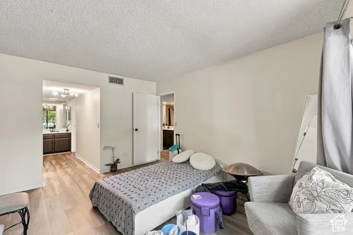 Wood-finish flooring throughout the main living areas