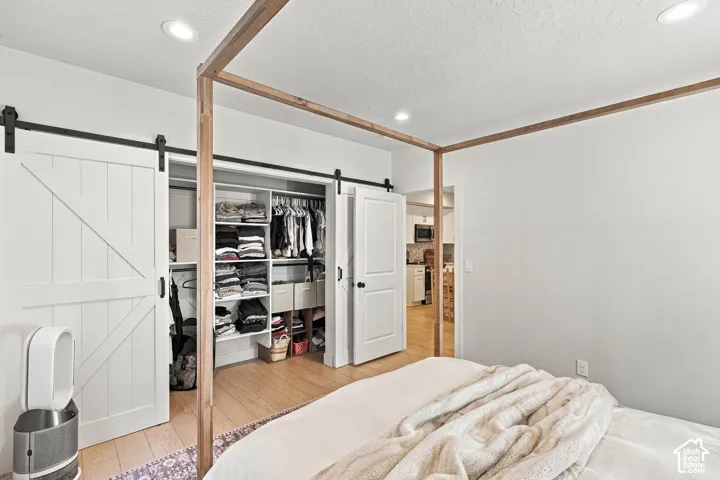 White walls with recessed lighting