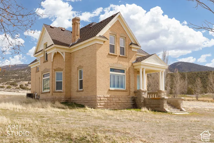 Manti Crystal Spring Farmhouse -- from NW