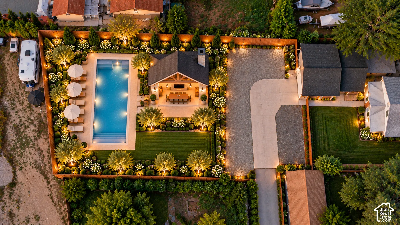 Potential pool and pool house concept.