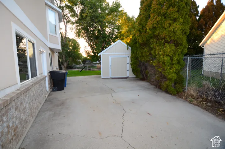 Paved concrete RV Pad  with splety of space for all your toys!