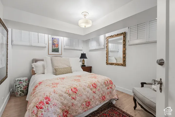 Hardwood-style flooring throughout