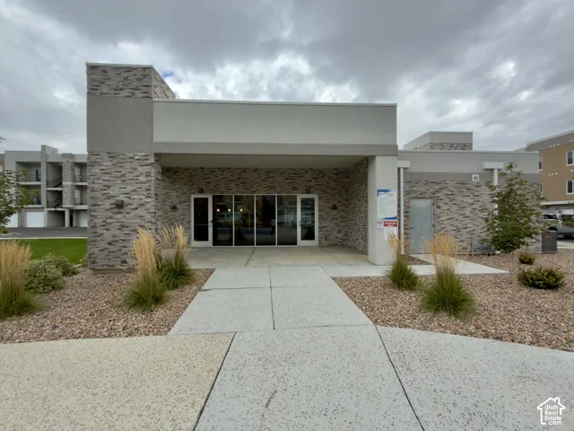 Back side of the clubhouse