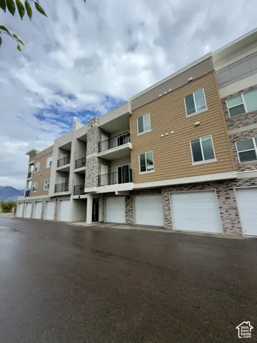 Back side of building 3 with garage access