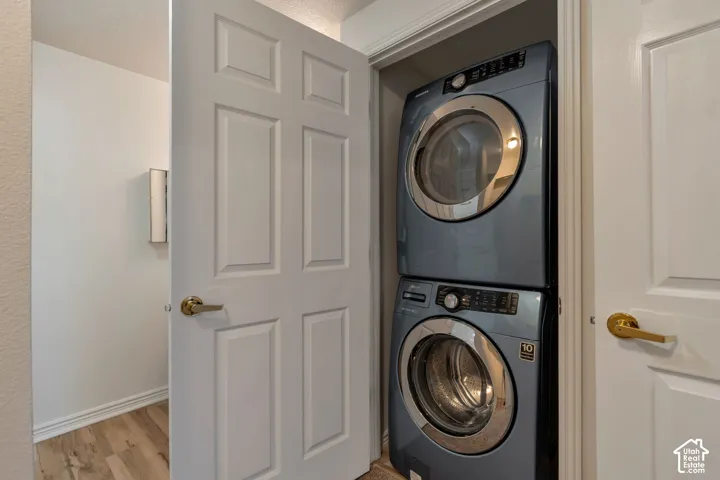 Stackable Washer Dryer included