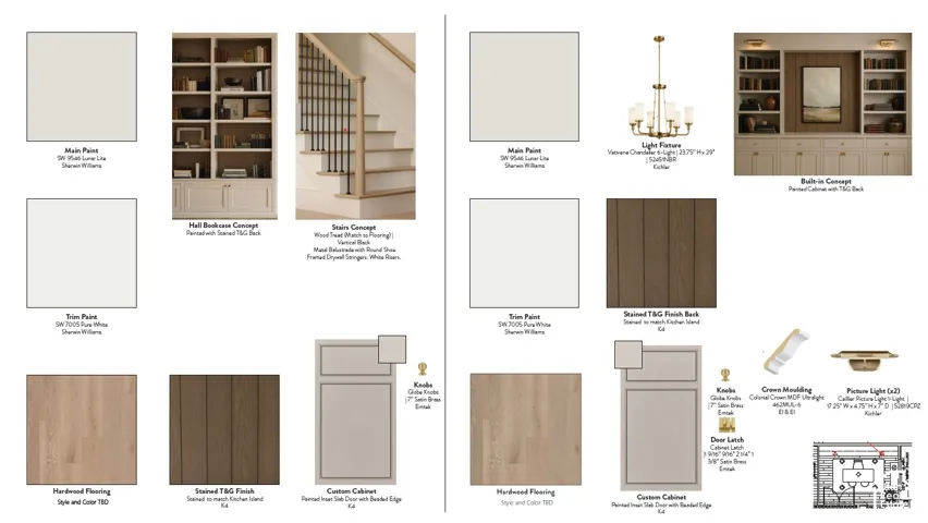 Design Board: Main Level