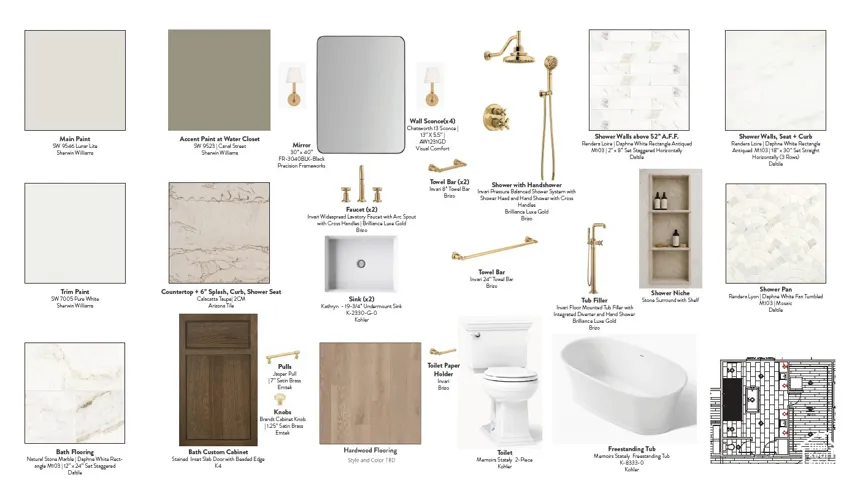 Design Board: Primary Bathroom