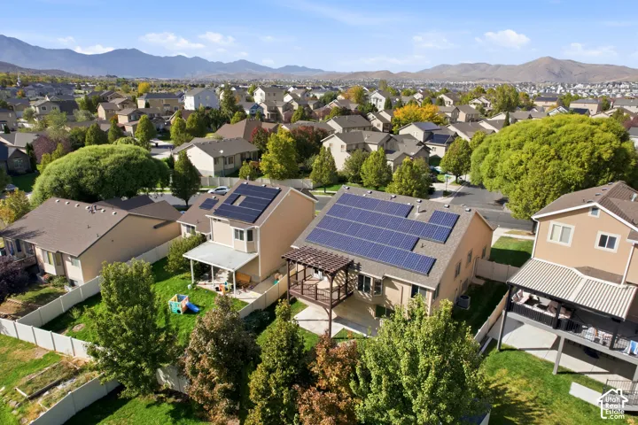 Drone photo  - rear of home and community