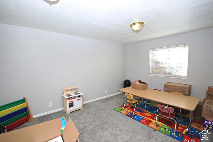 Window with horizontal blinds