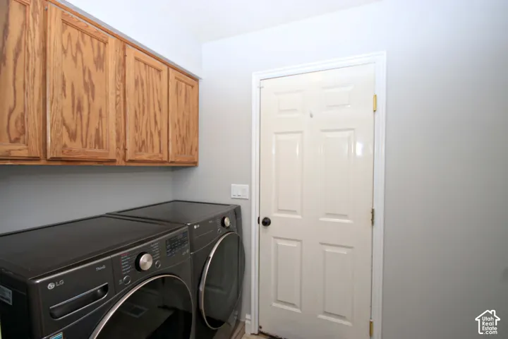 Built-in wood-finish cabinetry