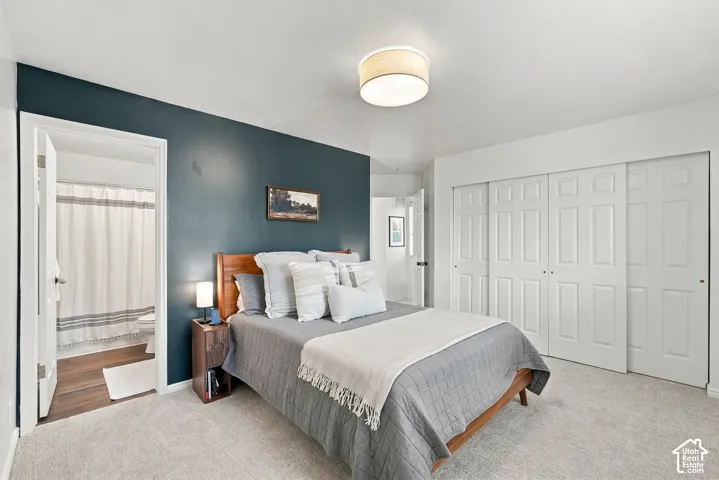 Primary bedroom with en suite bathroom
