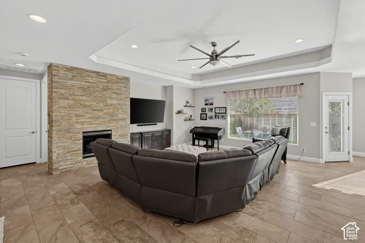 Large Living area  ready for guest,