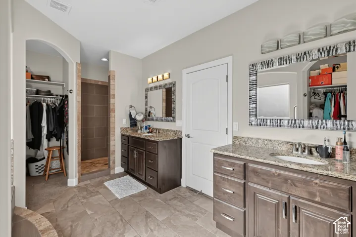 Master Bath. 2 vanity areas