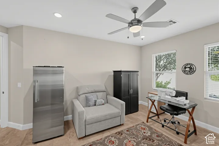 Casita room with outside door entrance