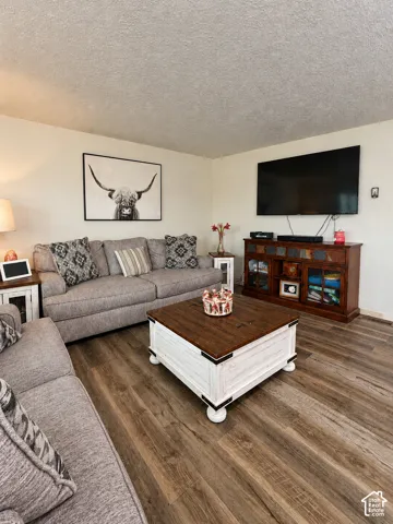 Wood-finish flooring throughout