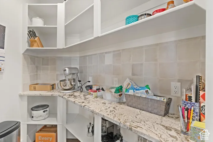 Pantry off kitchen.