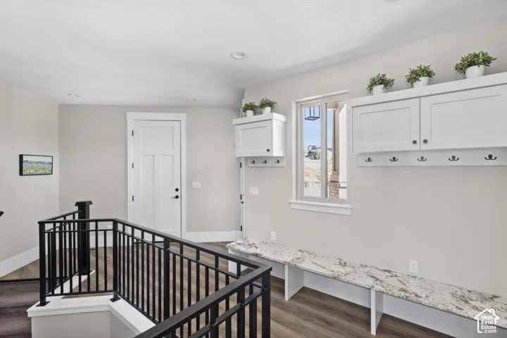 Entry from Garage (with walkout door to the right) and mud room