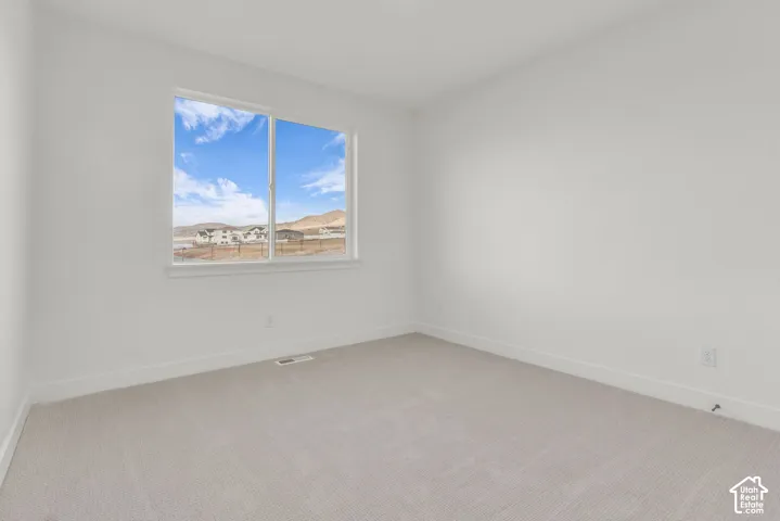 Main floor guest suite with beautiful view, connected to a full sized bathroom.