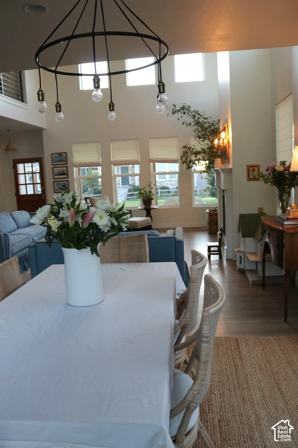 Vaulted ceilings with clerestory windows