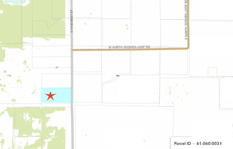 Plat Map. Displaying the property's geographic location and surrounding parcels