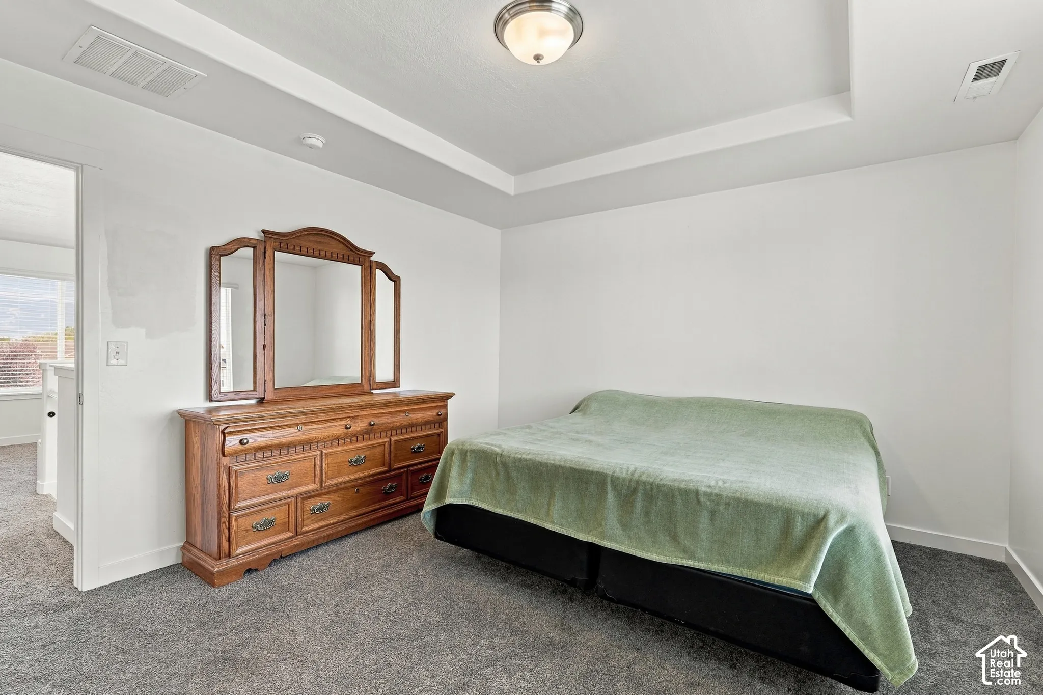 Primary bedroom with king size bed
