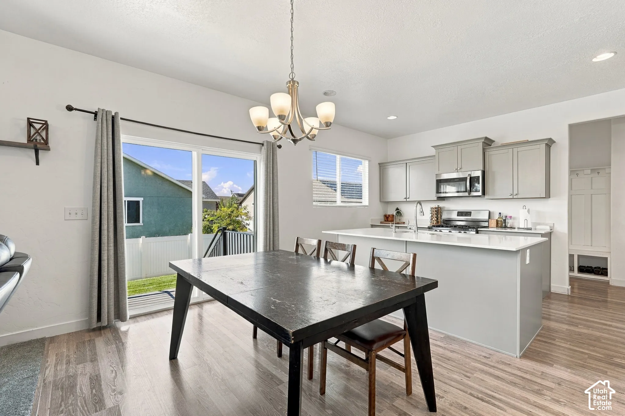 kitchen and dining