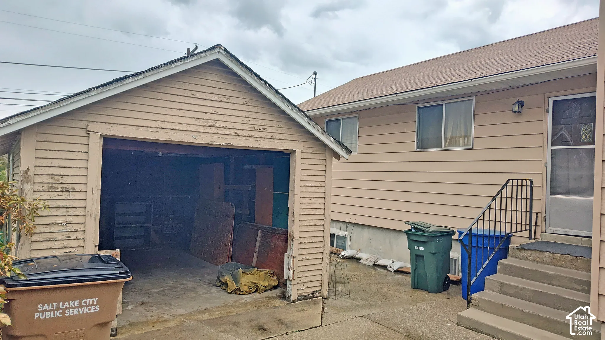 Side entrance