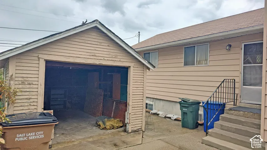 Side entrance