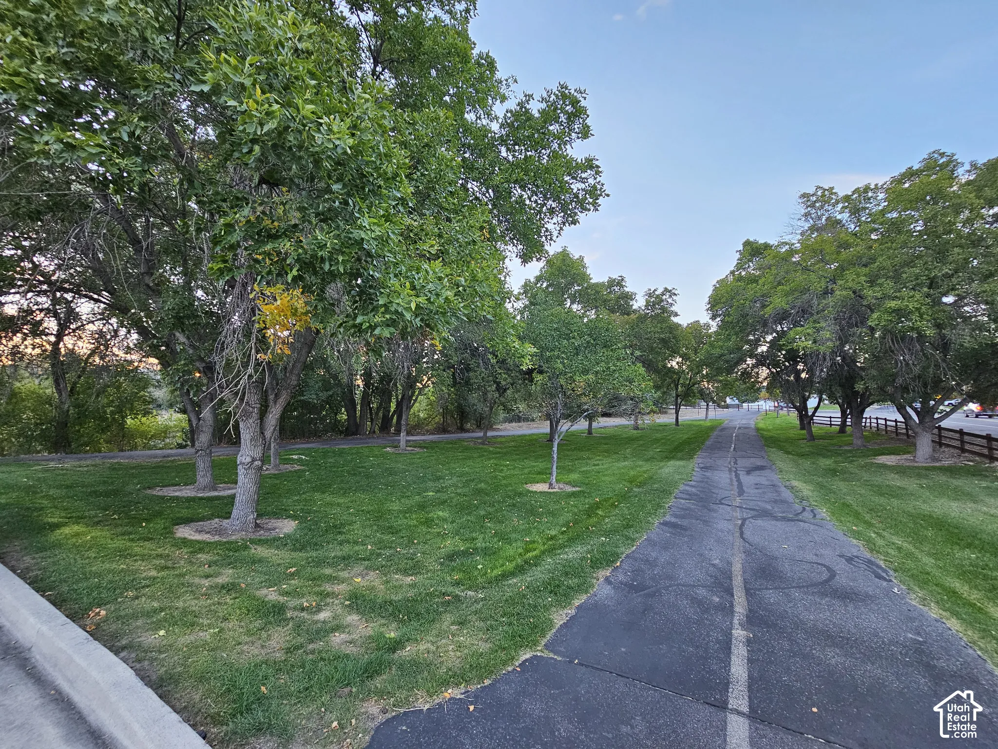 The Jordan River Trail looking north