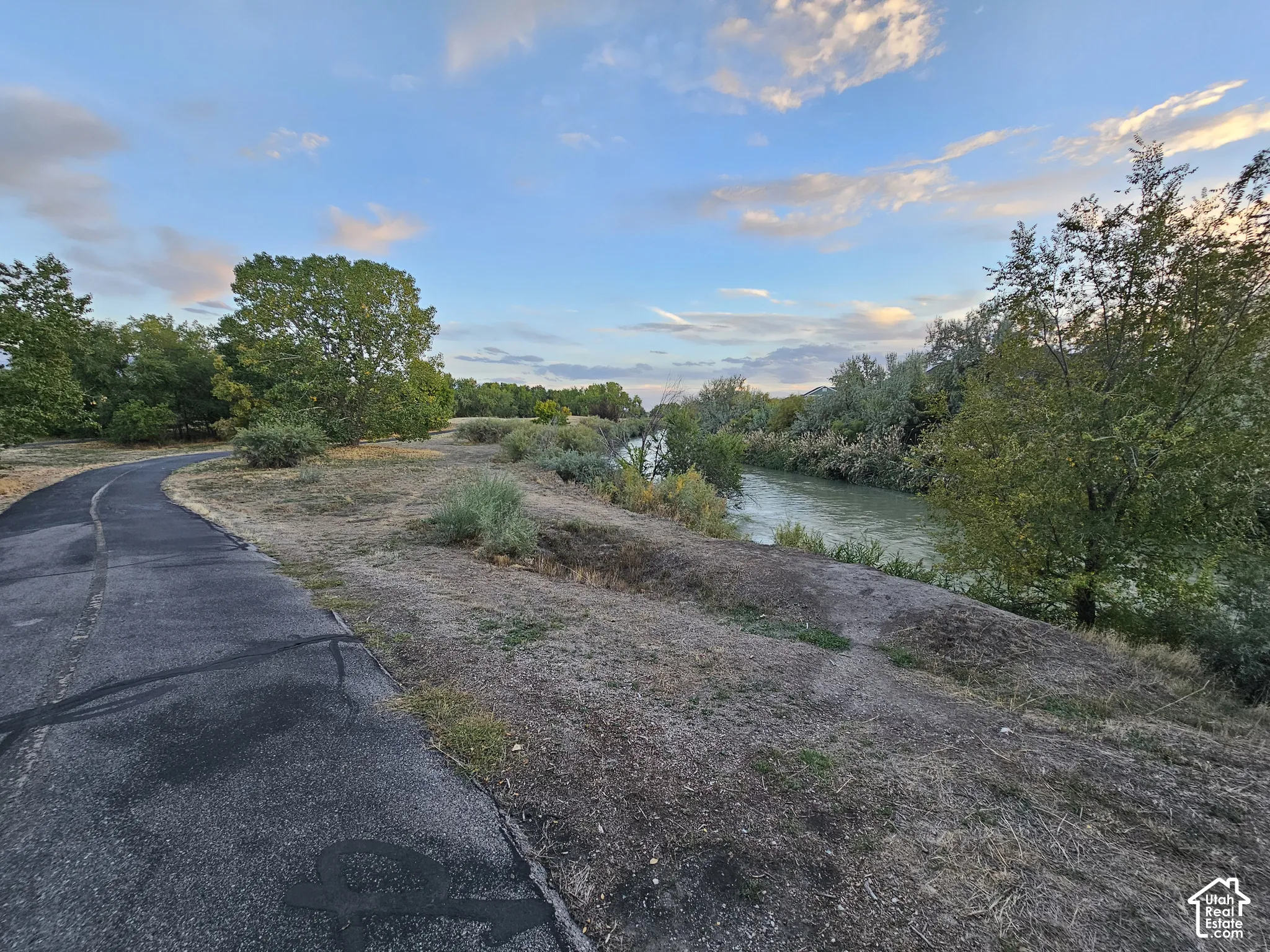 The Jordan River is visible from the trail