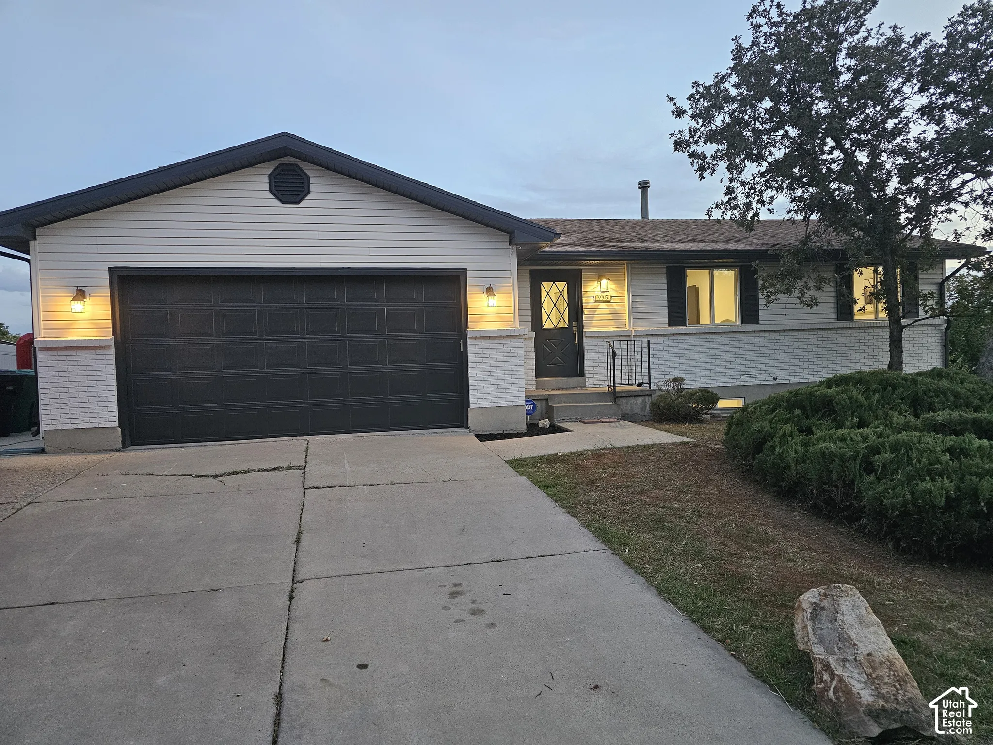 Front of the house and driveway