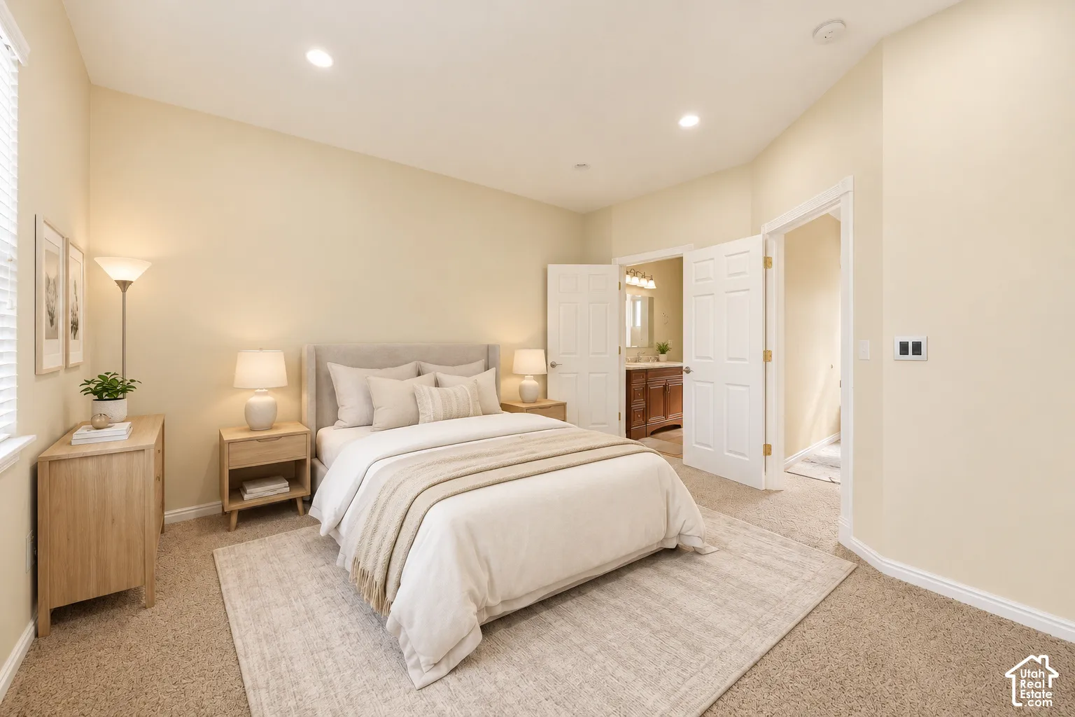 Virtual example of Primary Room staging added