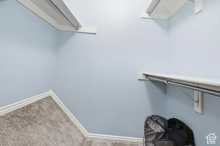 Built-in shelving and hanging rods