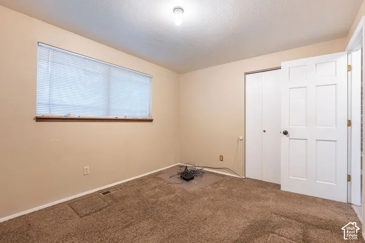 Recessed window with wood-finish sill
