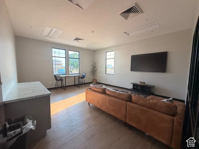 Large hangout room in clubhouse