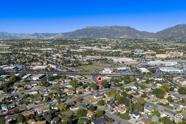 Expansive urban landscape with extensive residential areas and commercial zones