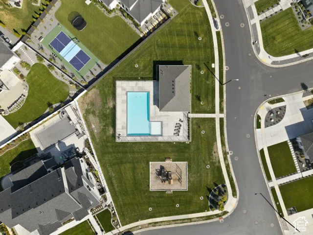Community amenities featuring a swimming pool, tennis court, and playground