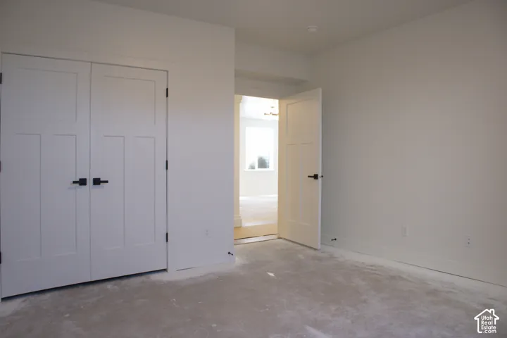 White interior walls with white trim