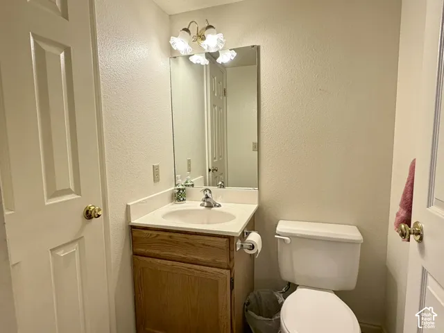 Main level bathroom & storage closet