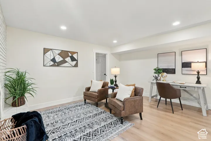 Flex space could be sitting area, semi formal dining room, or den.