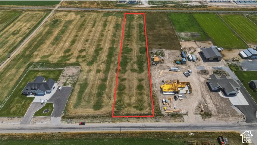Expansive rectangular lot featuring established perimeter boundaries