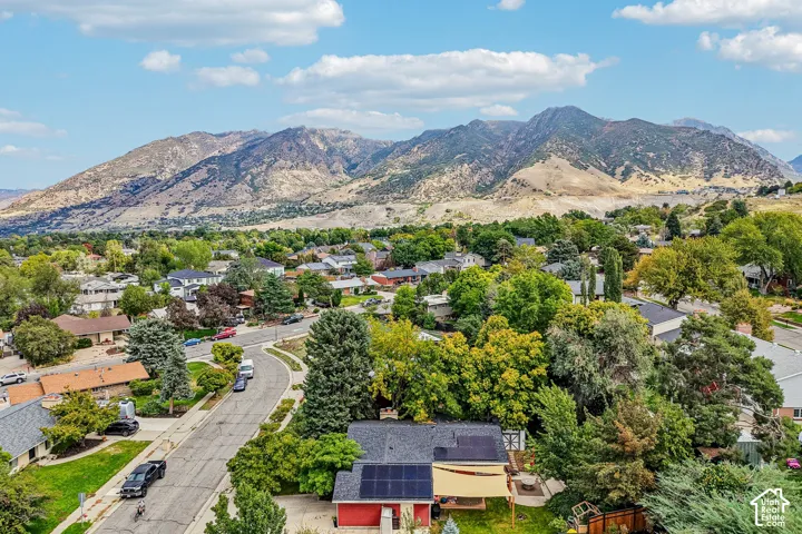 Expansive mountainous backdrop
