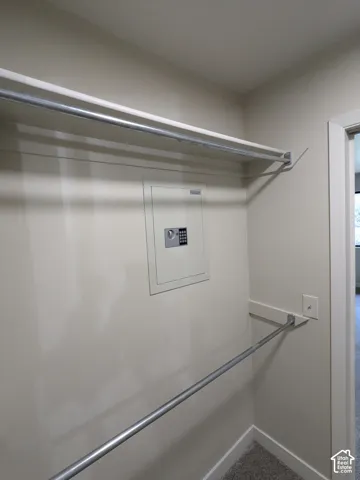 Integrated wall safe with keypad access