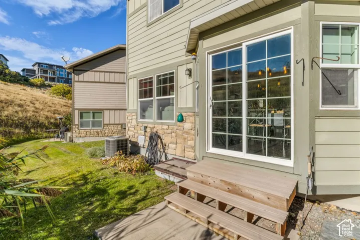 Backyard. You'll love the spacious feeling of having no neighbors behind you and added space to the side!